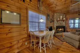 Laughing Hippo is a classic mountain cabin