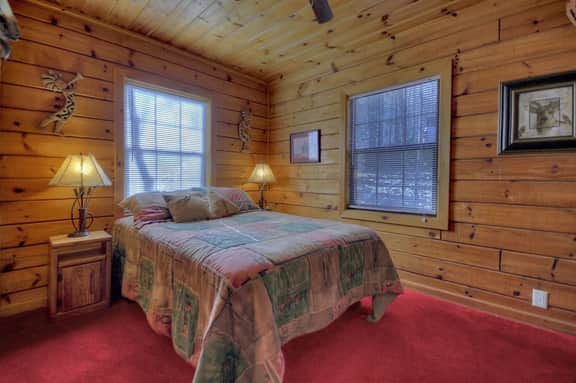 Laughing Hippo is a classic mountain cabin