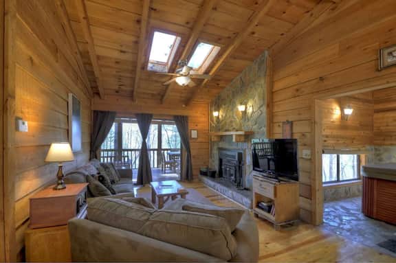 Secluded Bliss Birch Tree Cabin w/ Indoor Hot Tub